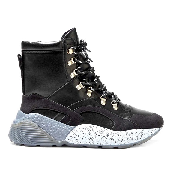 NWT/ New STELLA MCCARTNEY
Eclypse faux leather and suede ankle boots Sz 6 - Picture 1 of 4